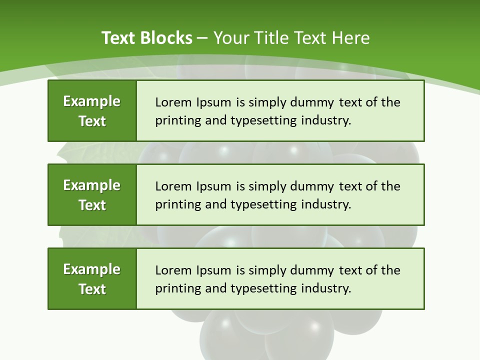 Growing Tendril Leaves PowerPoint Template