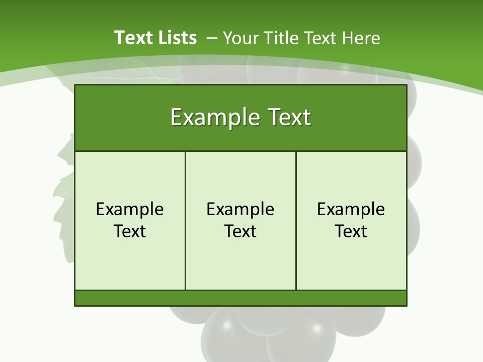 Growing Tendril Leaves PowerPoint Template