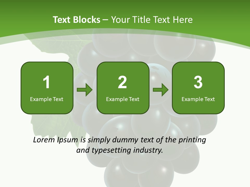 Growing Tendril Leaves PowerPoint Template