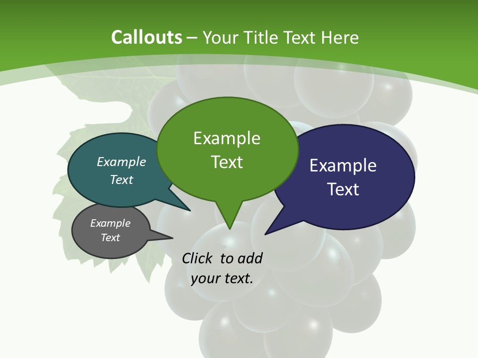 Growing Tendril Leaves PowerPoint Template