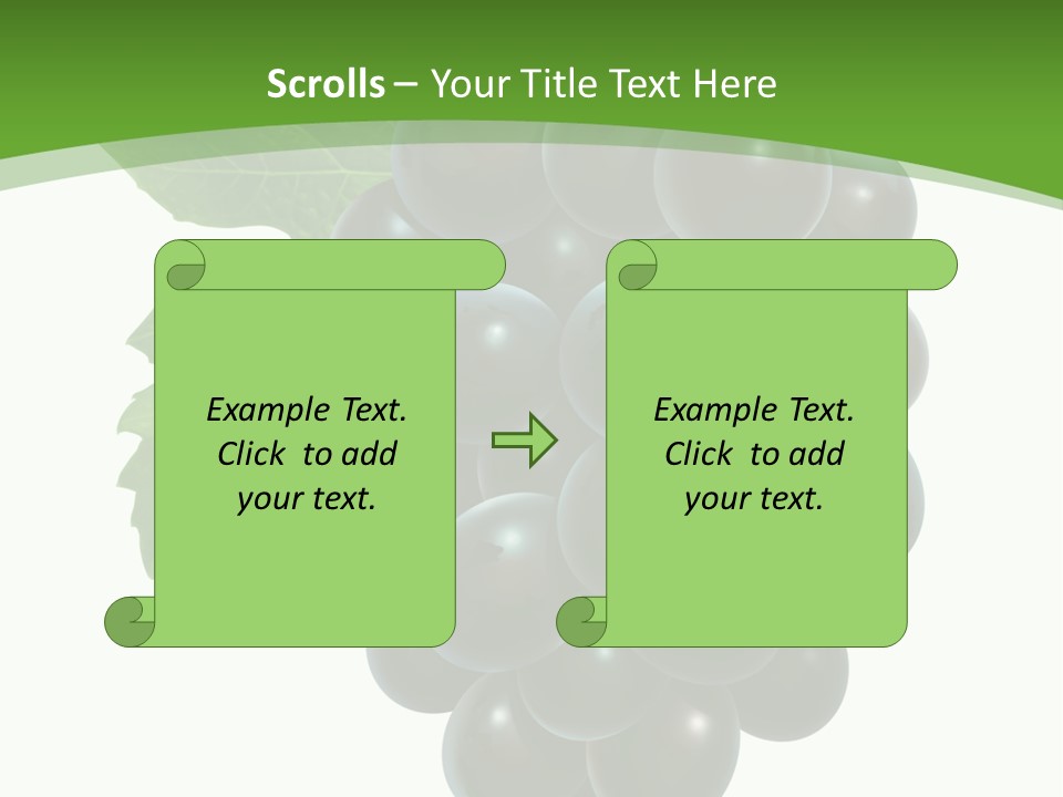 Growing Tendril Leaves PowerPoint Template