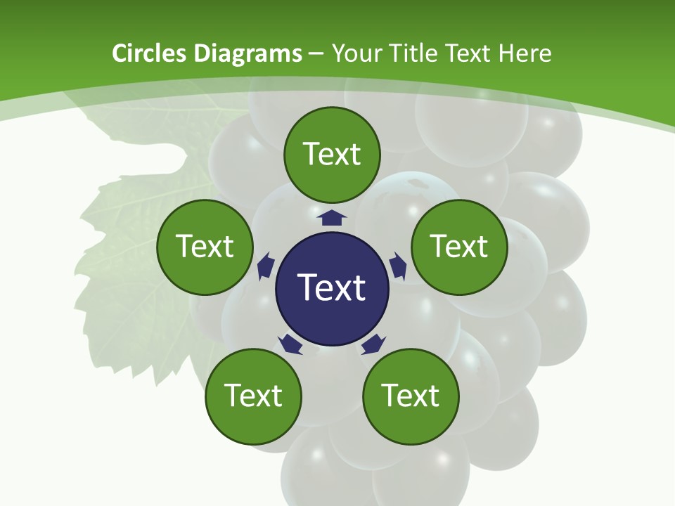 Growing Tendril Leaves PowerPoint Template