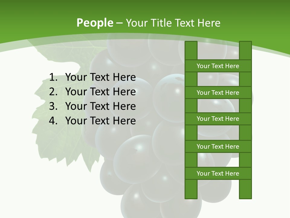 Growing Tendril Leaves PowerPoint Template