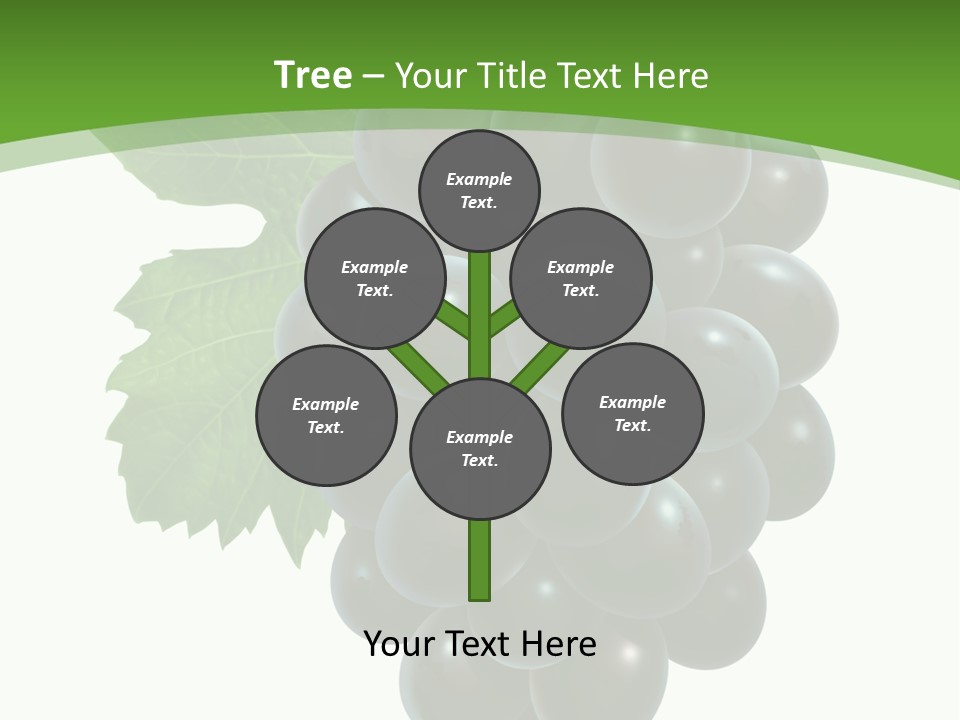 Growing Tendril Leaves PowerPoint Template