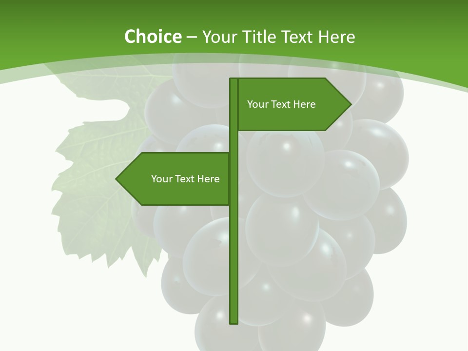 Growing Tendril Leaves PowerPoint Template