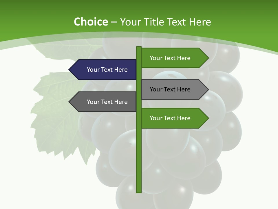 Growing Tendril Leaves PowerPoint Template