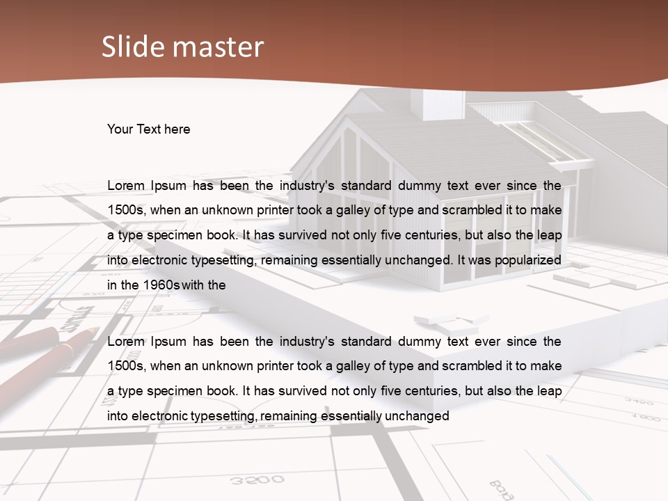 Mesure Formuler Plomberie PowerPoint Template
