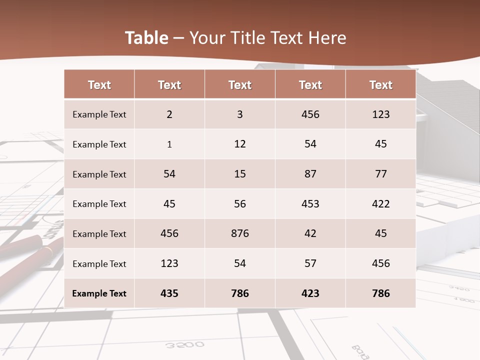 Mesure Formuler Plomberie PowerPoint Template