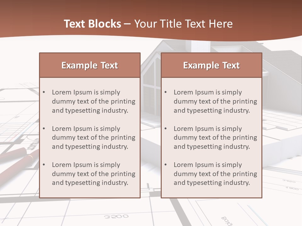 Mesure Formuler Plomberie PowerPoint Template