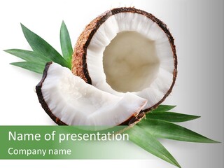 Nut Exotic Picture PowerPoint Template