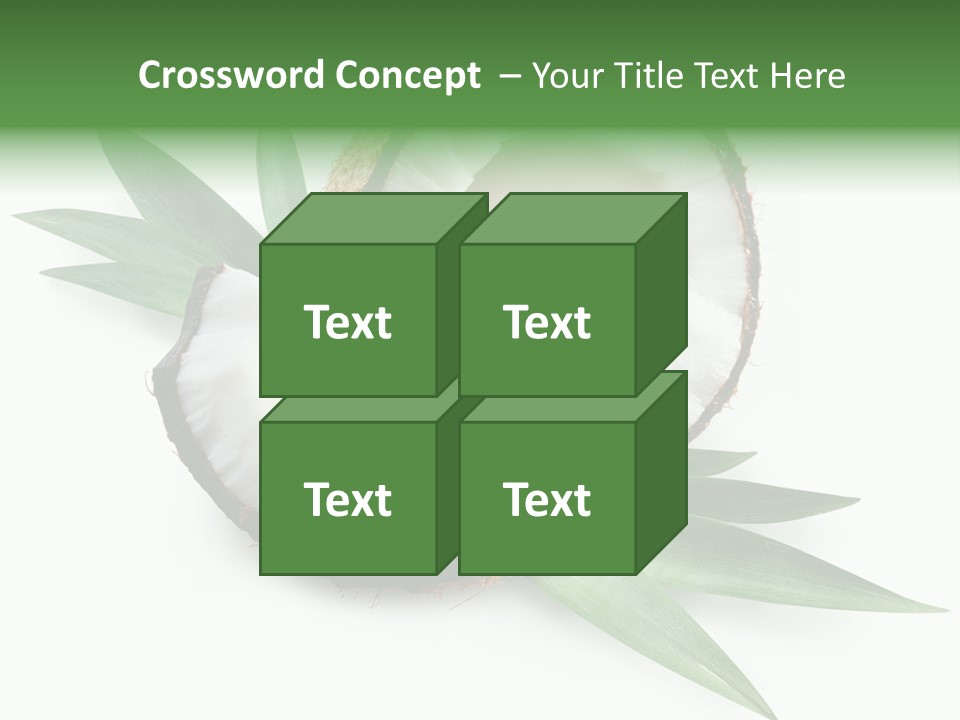 Nut Exotic Picture PowerPoint Template