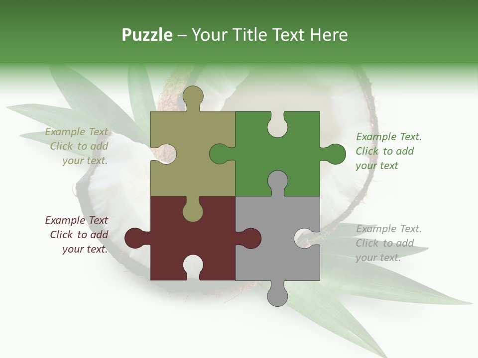 Nut Exotic Picture PowerPoint Template