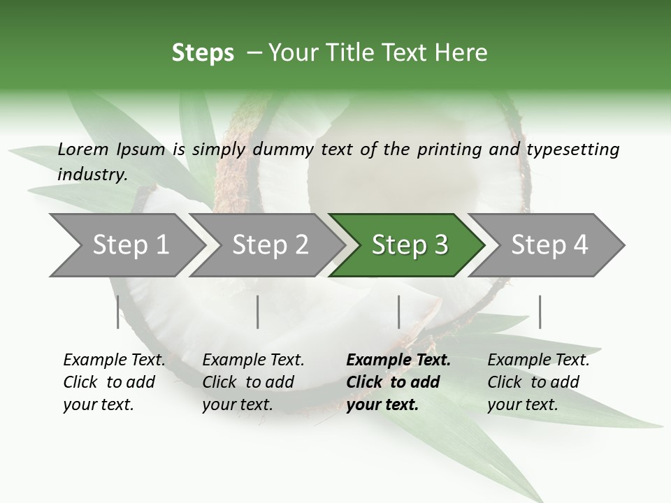 Nut Exotic Picture PowerPoint Template