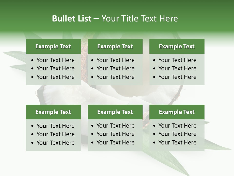 Nut Exotic Picture PowerPoint Template