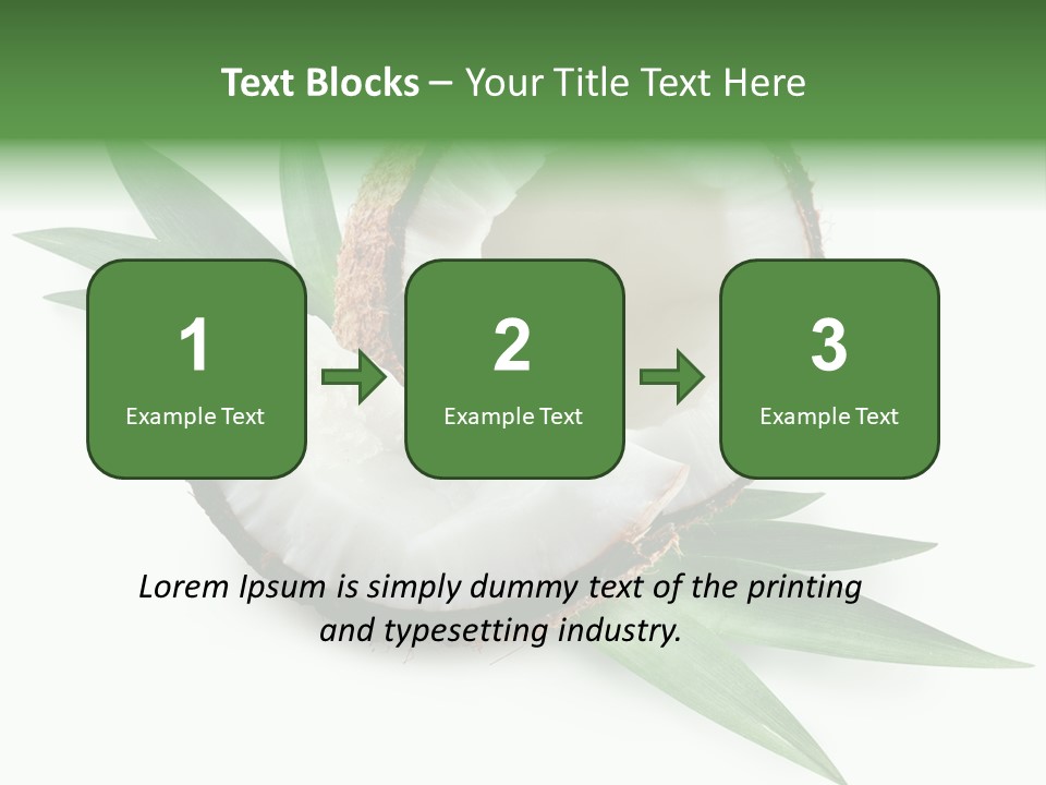 Nut Exotic Picture PowerPoint Template