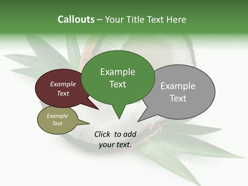 Nut Exotic Picture PowerPoint Template