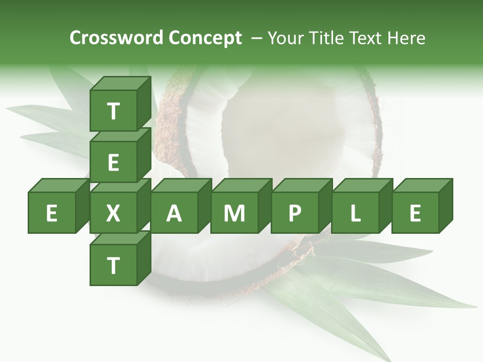 Nut Exotic Picture PowerPoint Template