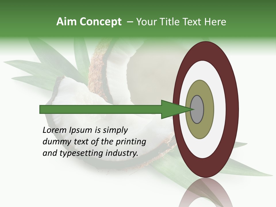 Nut Exotic Picture PowerPoint Template