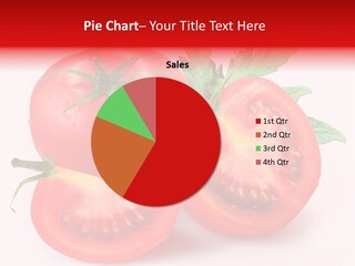 Vegetable Cut Isolated PowerPoint Template