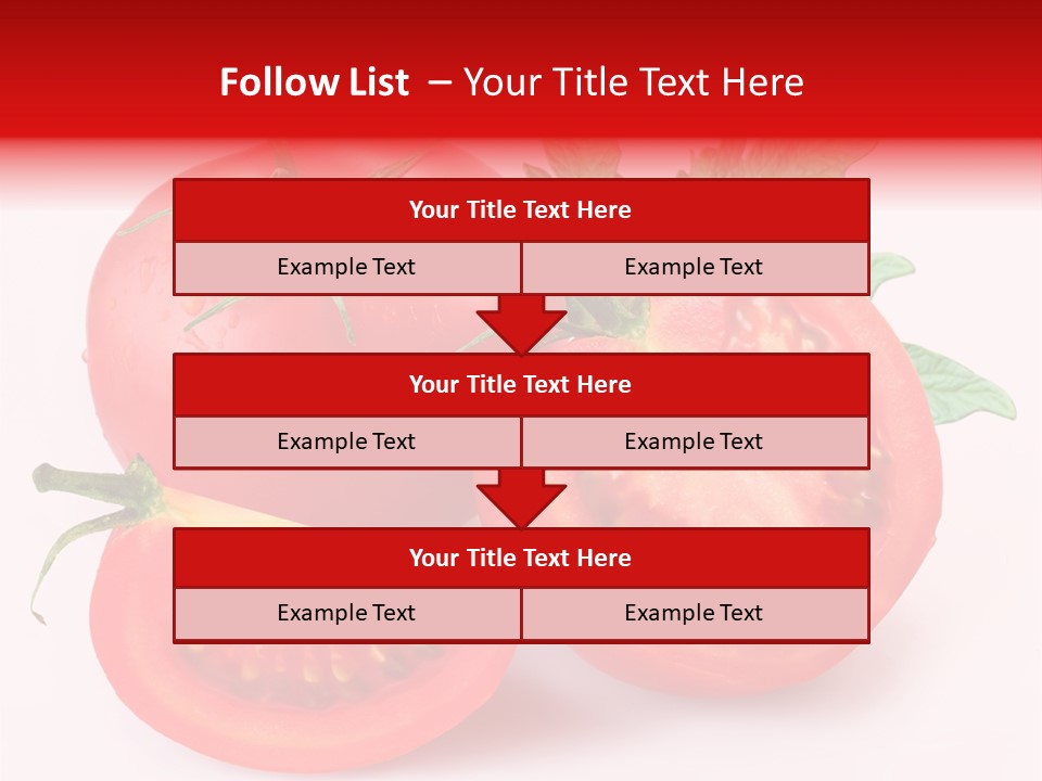 Vegetable Cut Isolated PowerPoint Template