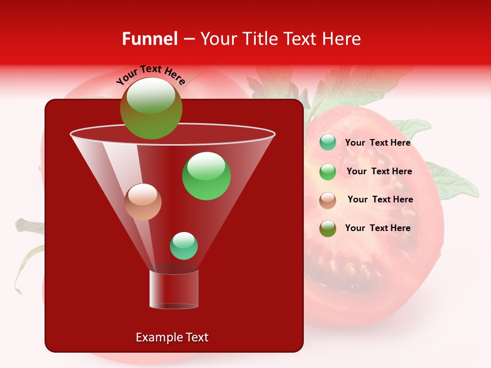 Vegetable Cut Isolated PowerPoint Template