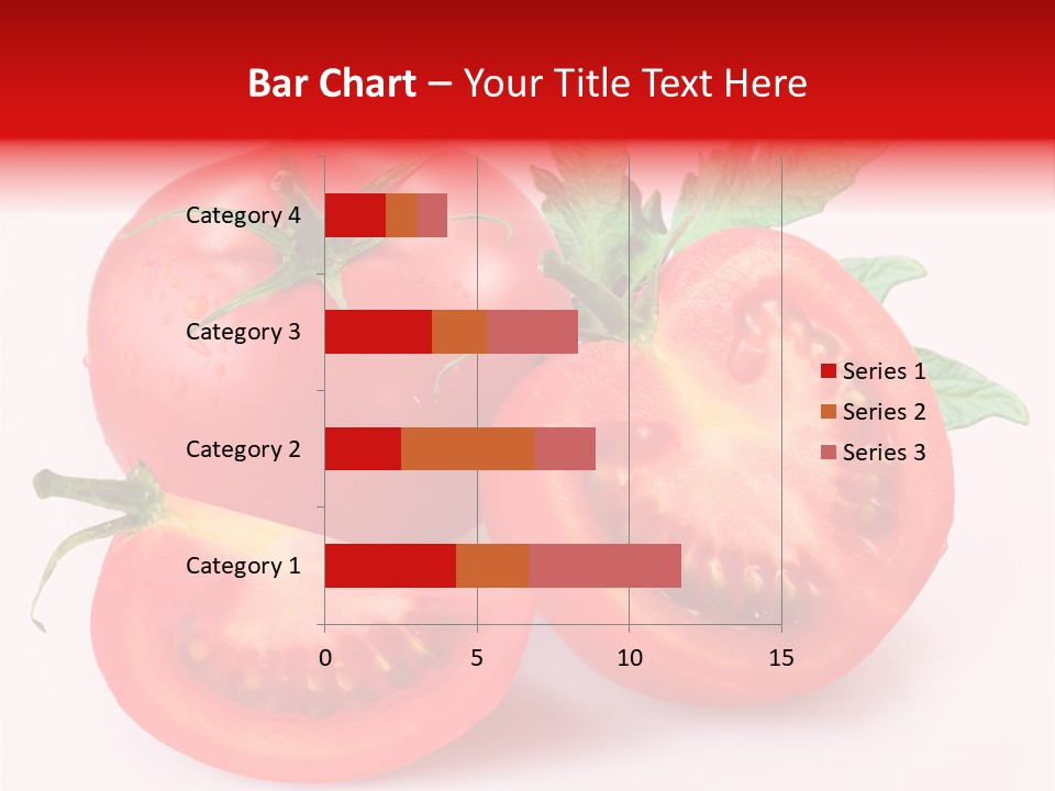 Vegetable Cut Isolated PowerPoint Template