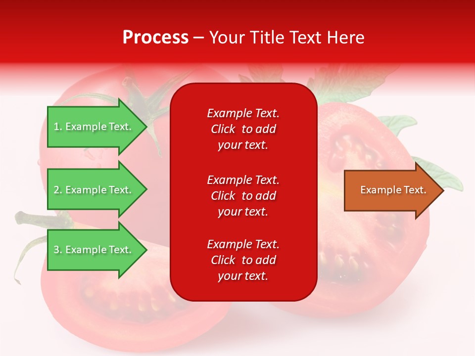 Vegetable Cut Isolated PowerPoint Template