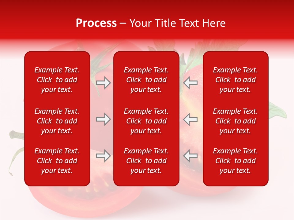 Vegetable Cut Isolated PowerPoint Template