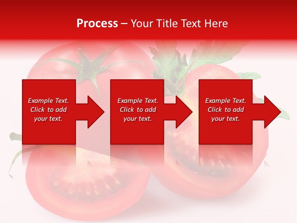 Vegetable Cut Isolated PowerPoint Template
