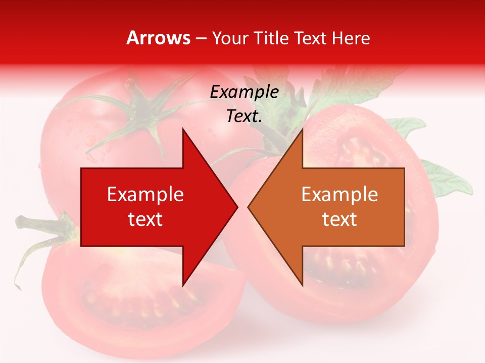 Vegetable Cut Isolated PowerPoint Template