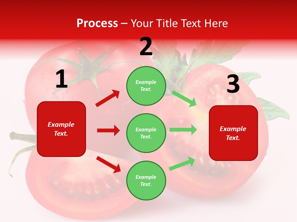 Vegetable Cut Isolated PowerPoint Template