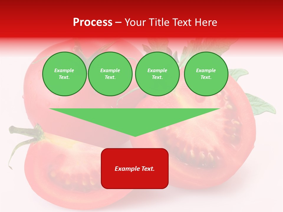 Vegetable Cut Isolated PowerPoint Template