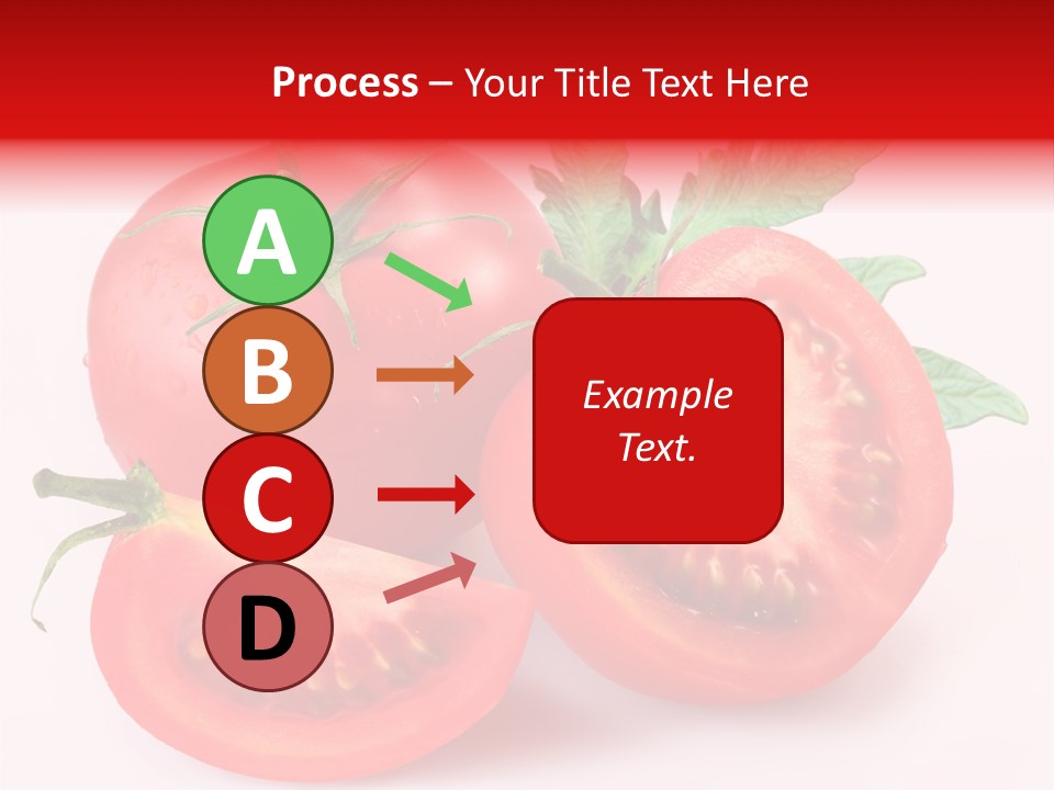 Vegetable Cut Isolated PowerPoint Template