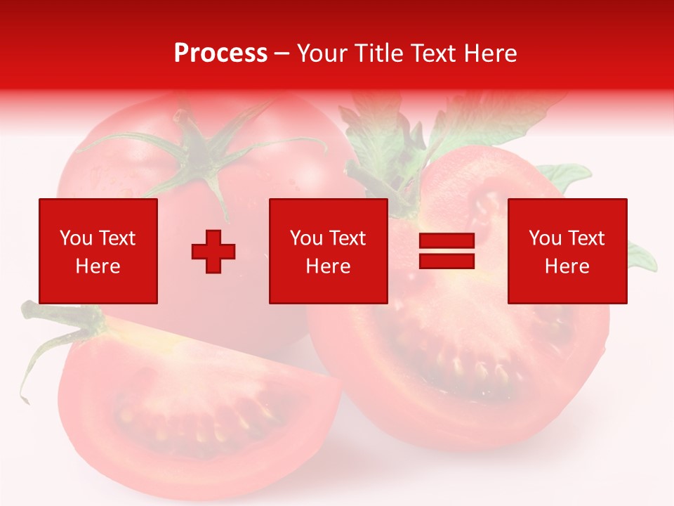 Vegetable Cut Isolated PowerPoint Template