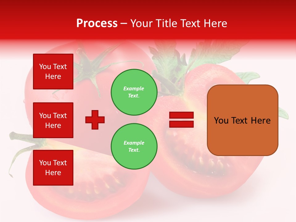 Vegetable Cut Isolated PowerPoint Template