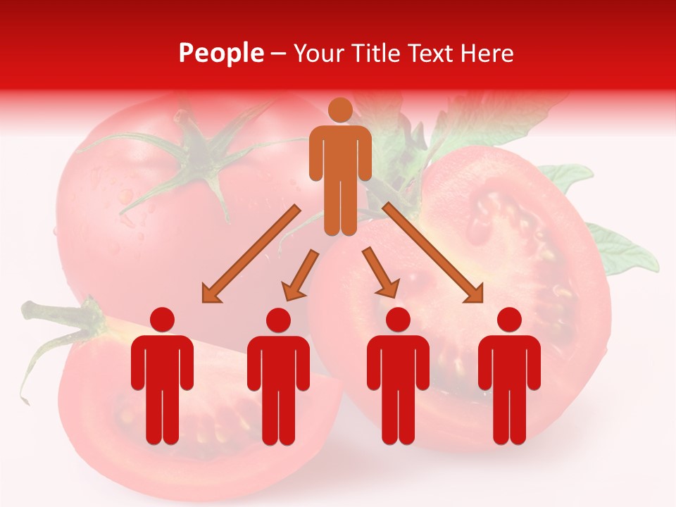 Vegetable Cut Isolated PowerPoint Template