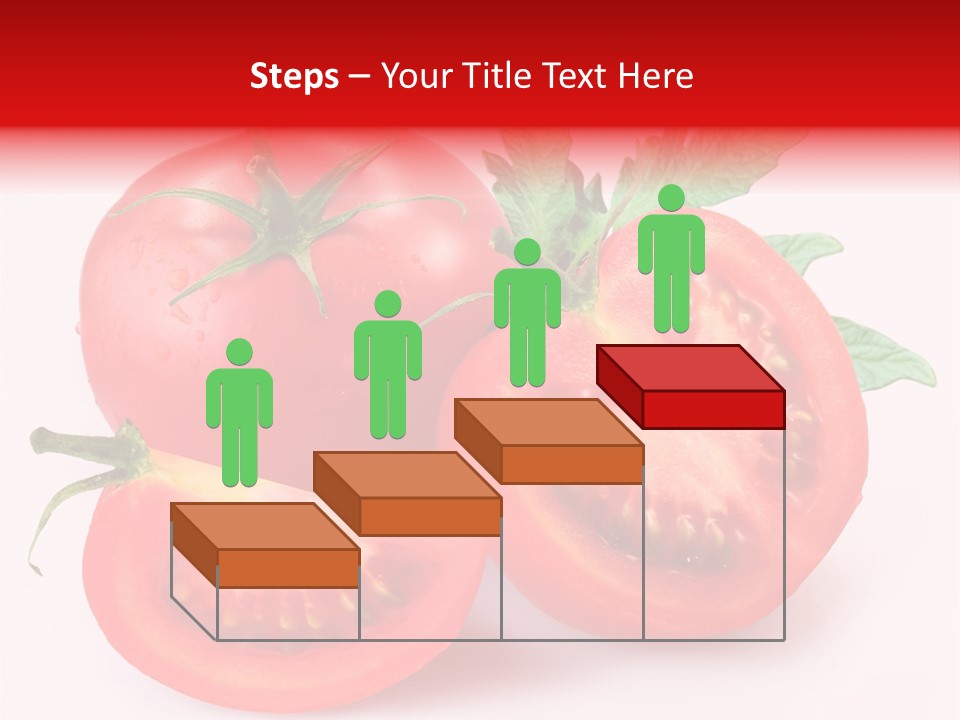 Vegetable Cut Isolated PowerPoint Template