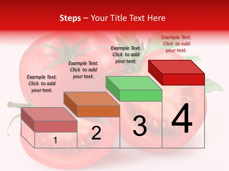 Vegetable Cut Isolated PowerPoint Template
