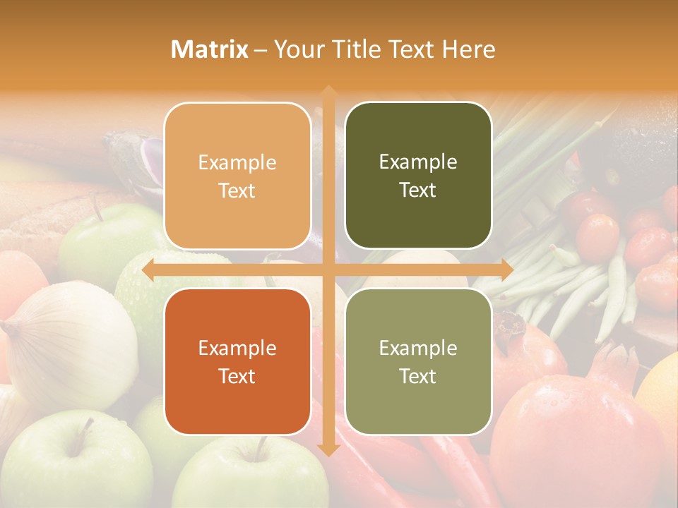 Vegetable Potato Tomato PowerPoint Template