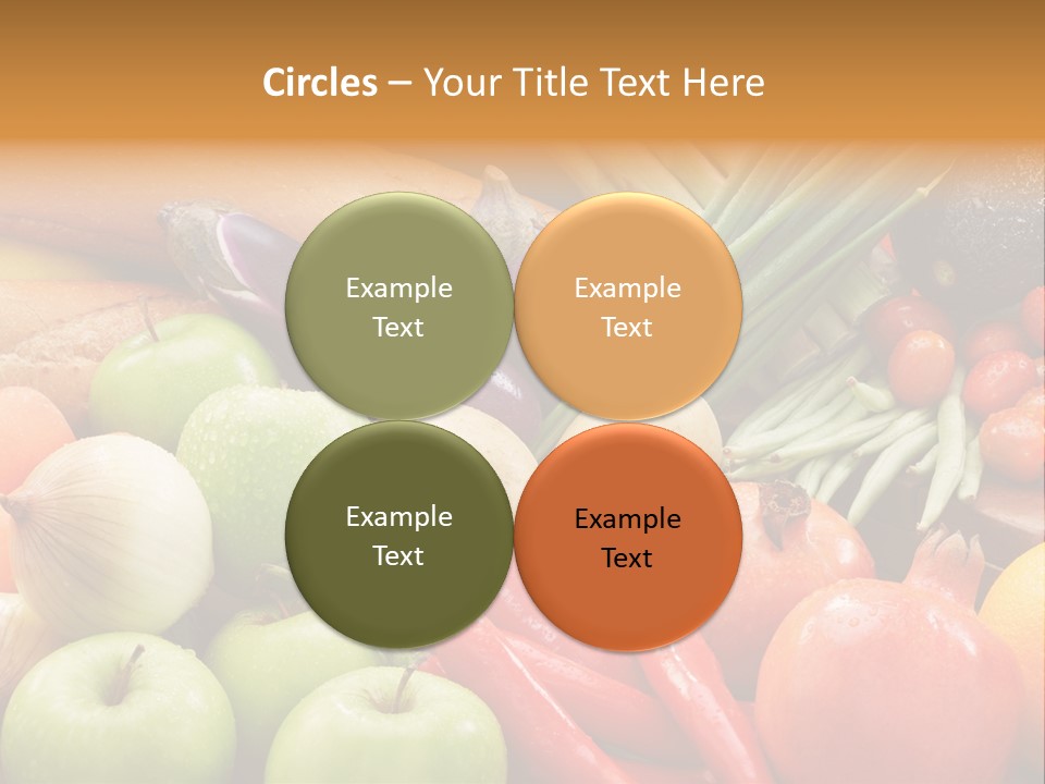 Vegetable Potato Tomato PowerPoint Template