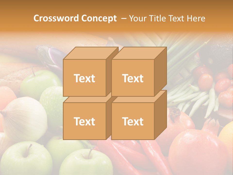 Vegetable Potato Tomato PowerPoint Template