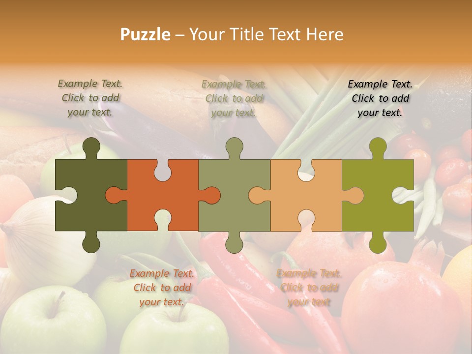 Vegetable Potato Tomato PowerPoint Template
