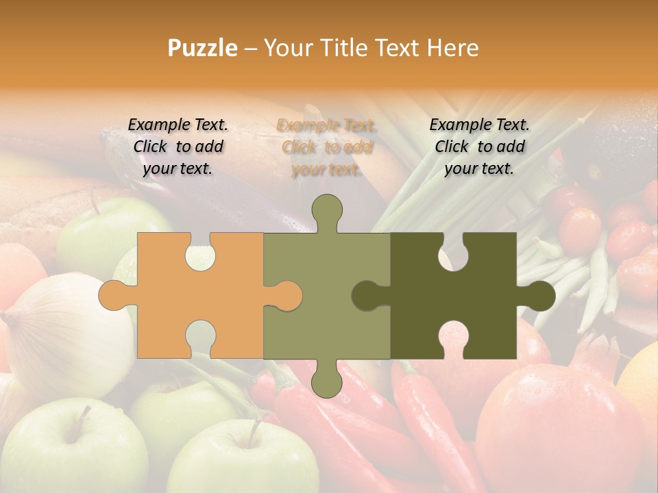 Vegetable Potato Tomato PowerPoint Template