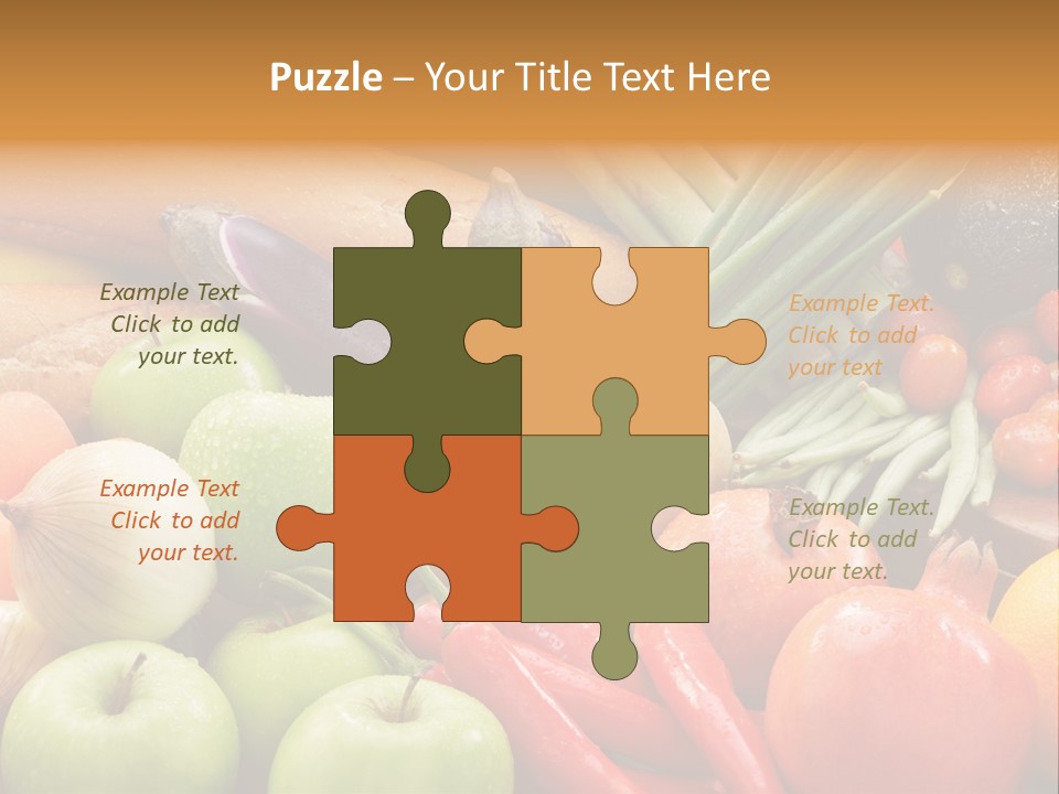 Vegetable Potato Tomato PowerPoint Template