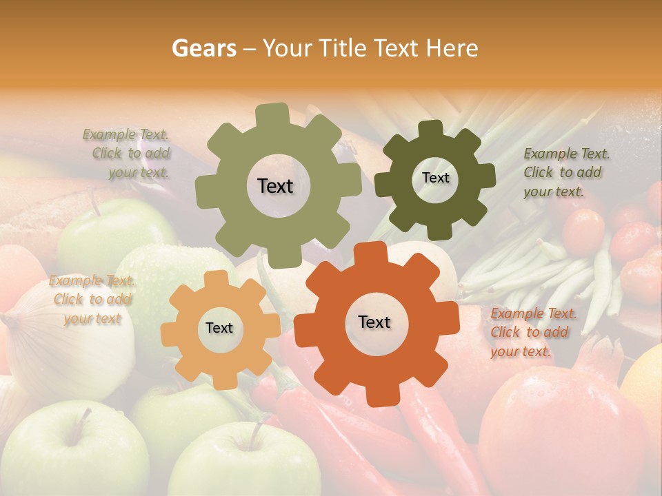 Vegetable Potato Tomato PowerPoint Template