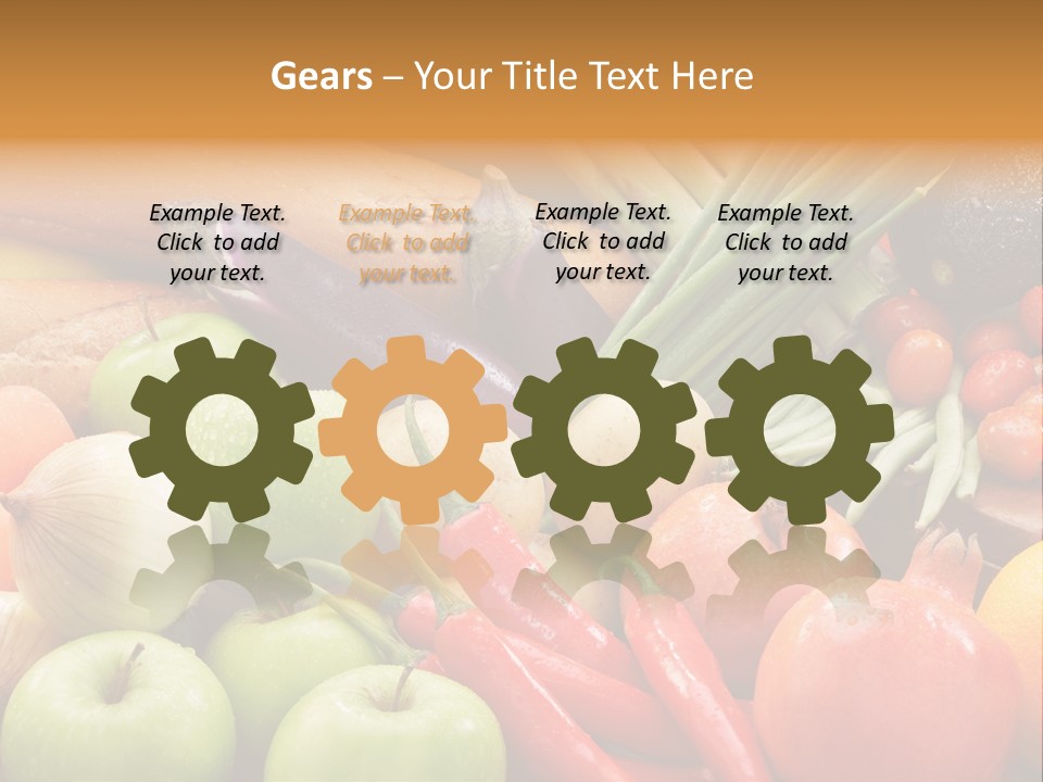 Vegetable Potato Tomato PowerPoint Template