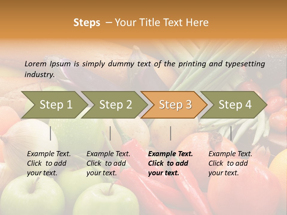 Vegetable Potato Tomato PowerPoint Template