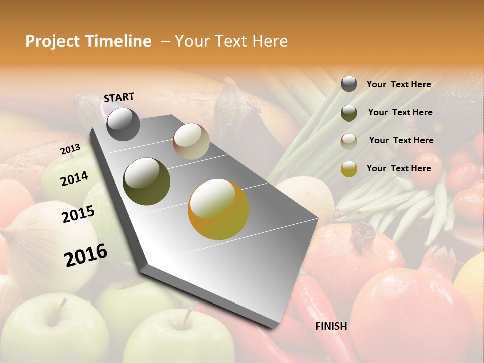 Vegetable Potato Tomato PowerPoint Template