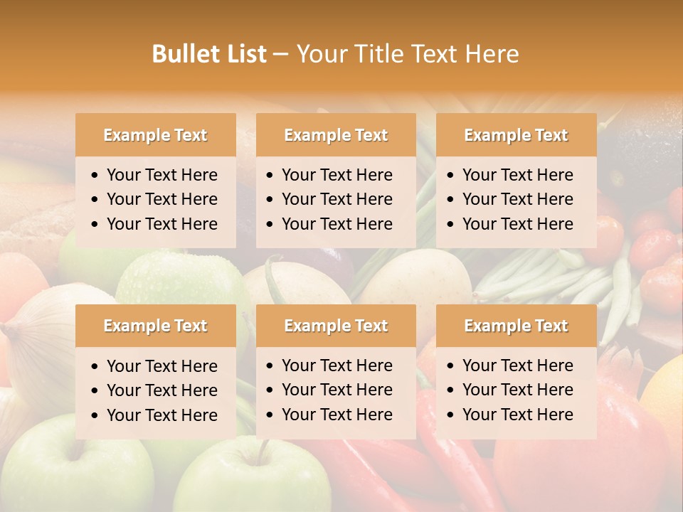 Vegetable Potato Tomato PowerPoint Template