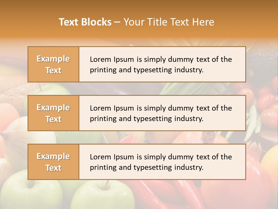 Vegetable Potato Tomato PowerPoint Template